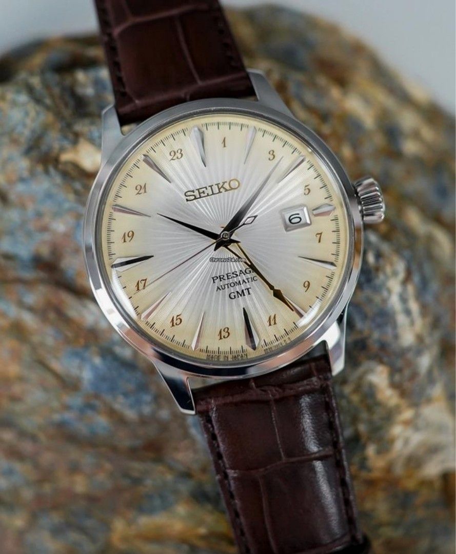 Lowest Price*SEIKO PRESAGE COCKTAIL TIME GMT ACACIA SSK041 24