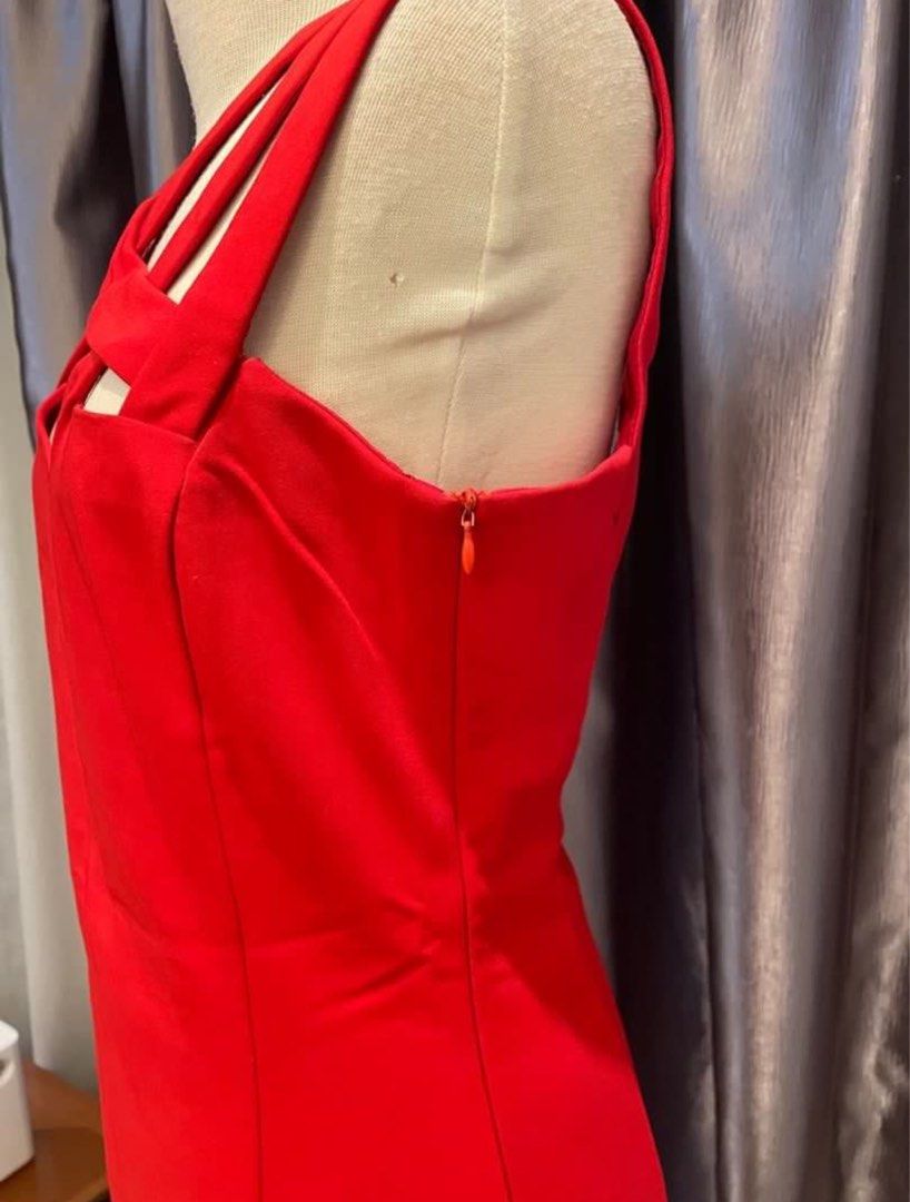 Mango suit red dress outlet