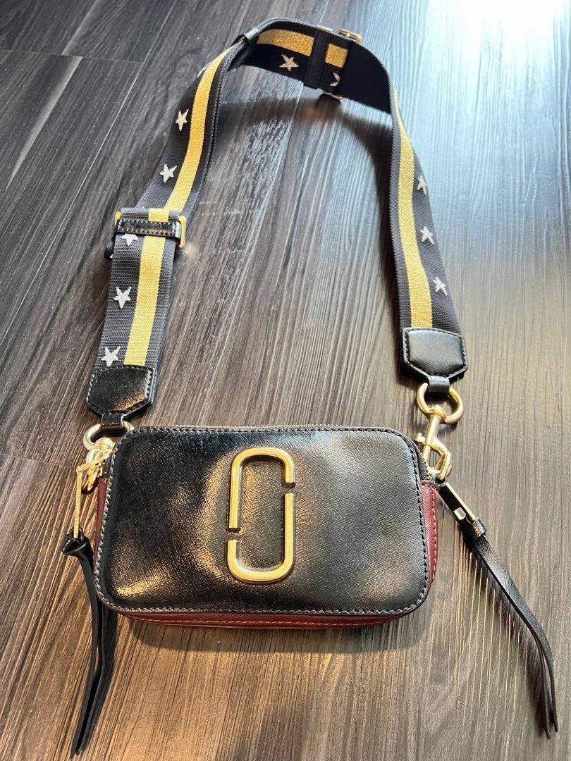 Marc Jacob s Snapshot Camera Bag Black Star