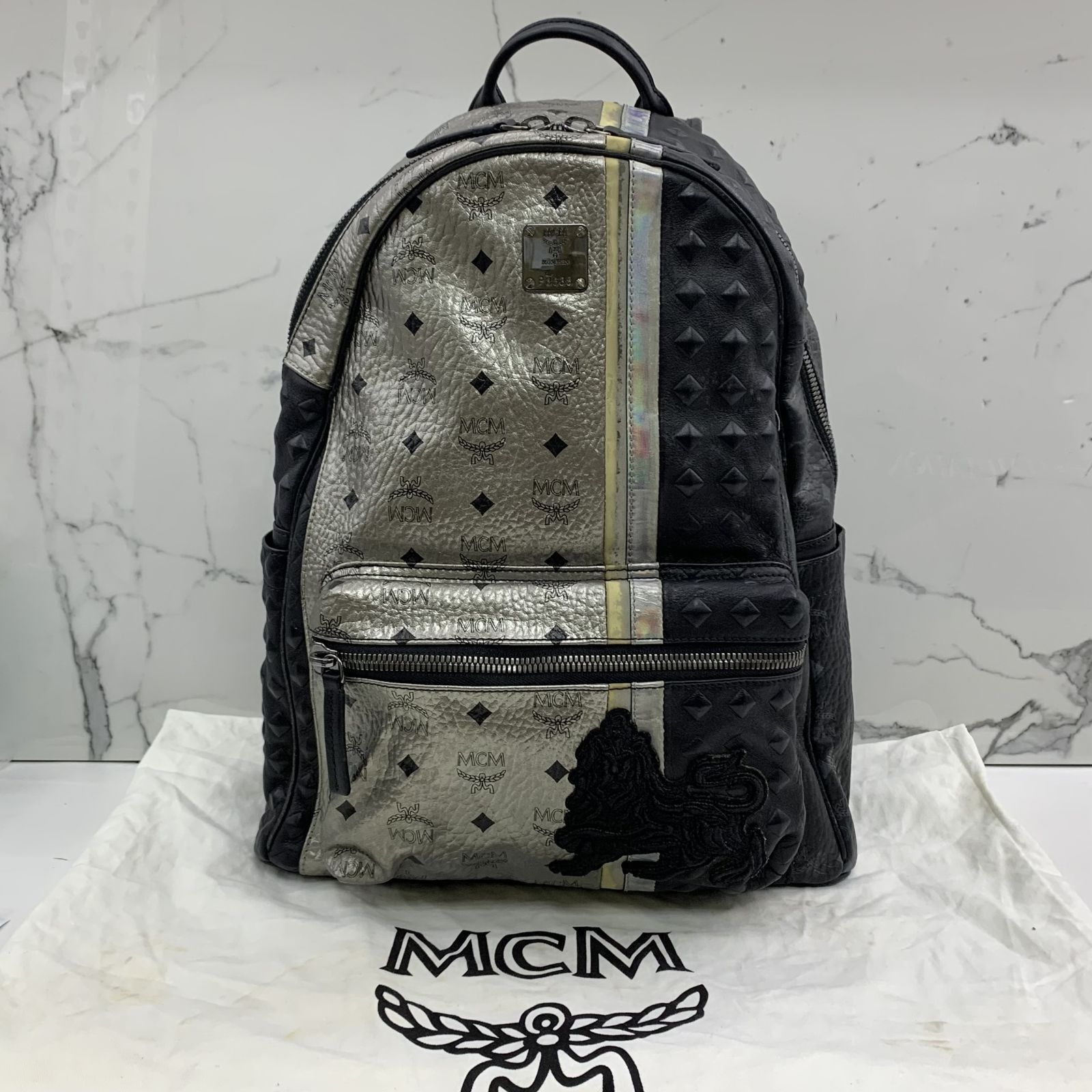 Mcm black silver clearance
