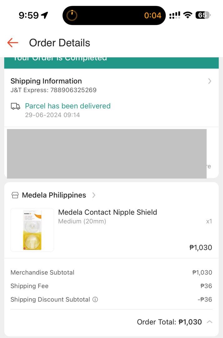 Medela Contact Nipple Shield (Category: Breastfeeding & Bottle Feeding) located in Manila. Submitted by algoshoppe (Listing ID 1316819286, Image 2). Description: Used ONCE only. Realized i no longer need it as my nipples’ sores have healed and I am now comfortable to breastfeed my LO. Size: 20 mm or medium.