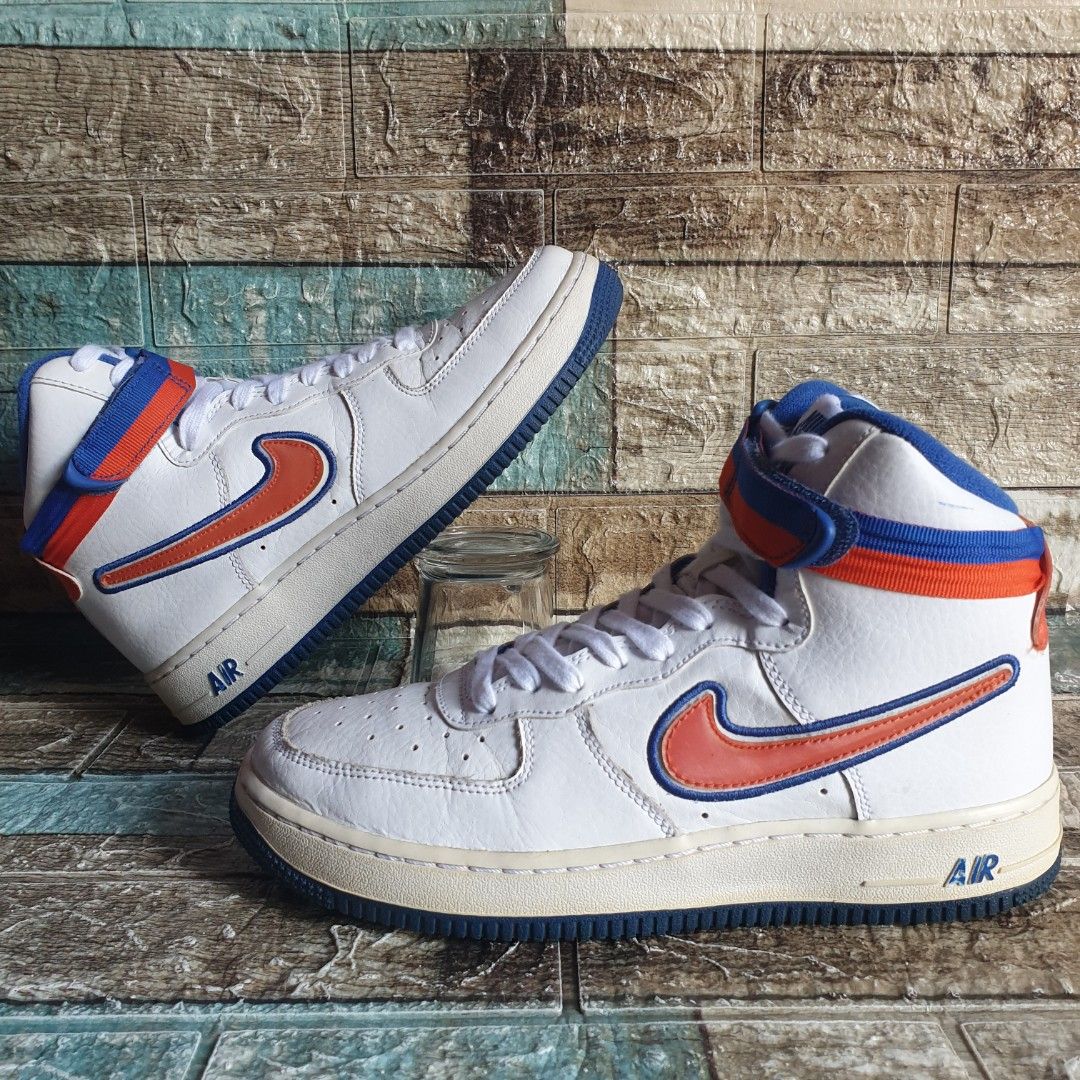 Nike Kids Air Force High LV8 Sports GS 'Knicks' White/Team