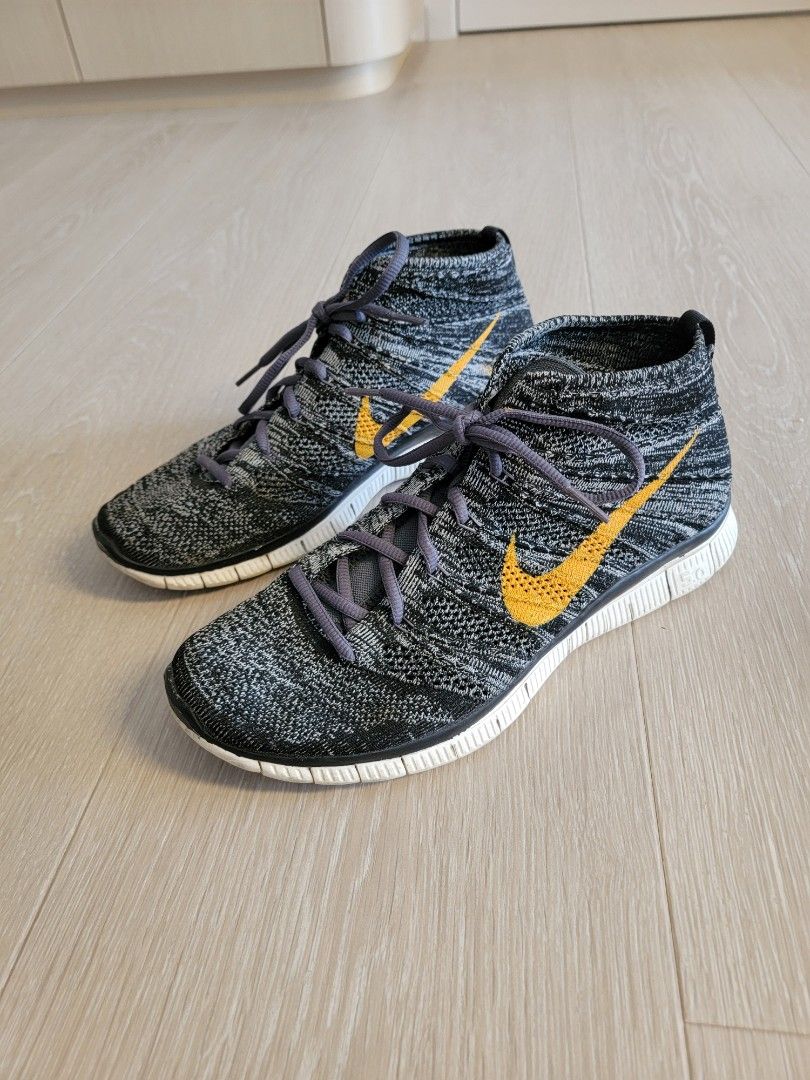 Nike free Flyknit chukka sp grey Carousell