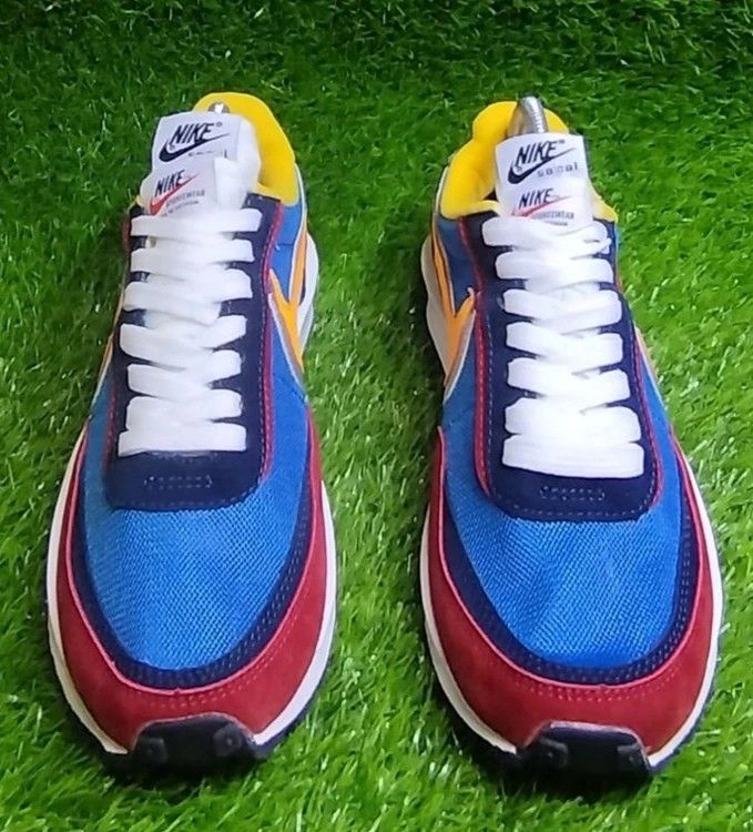 nike sacai waffle varsity blue