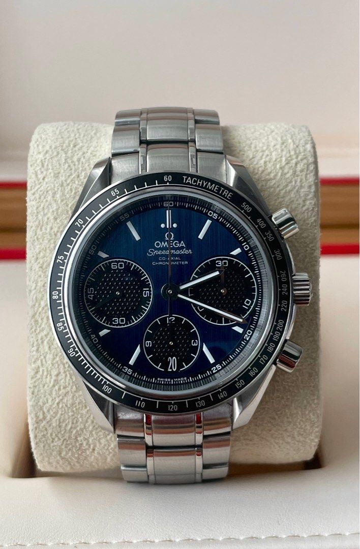 Omega Speemaster Racing 39 (Category: Luxury Watches) located in Manila. Submitted by watchguyph (Listing ID 1316836088, Image 1). Description: For Sale 238k Omega Speedmaster Racing 39mm 2023 Foreign AD Complete box and papers 💯 Condition 9.8/10 Pm for inquiries.