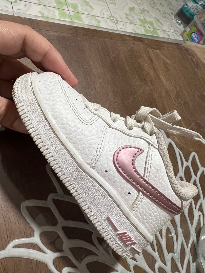 original Nike Air Force 1 for baby (Category: Babies & Kids Fashion) located in Caloocan City. Submitted by einaaaaam (Listing ID 1316919813, Image 3). Description: Seldomly Used. Bought for 3,495 12cm US 6C.