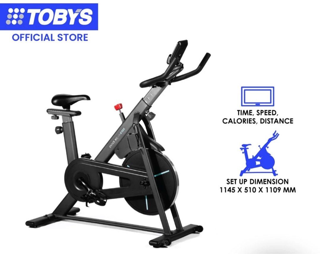 OVICX Q100 Spin Stationary Bike Sports Equipment Bicycles Parts Bicycles on Carousell