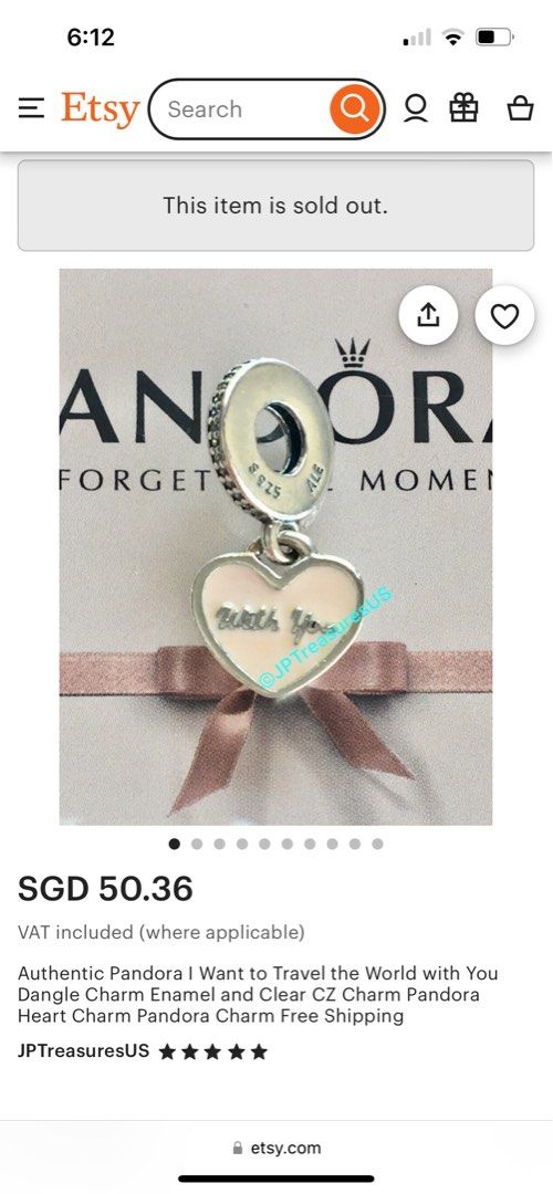 Pandora travel the world with you clearance