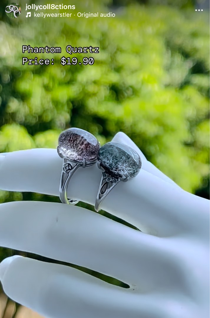 Phantom quartz ring top