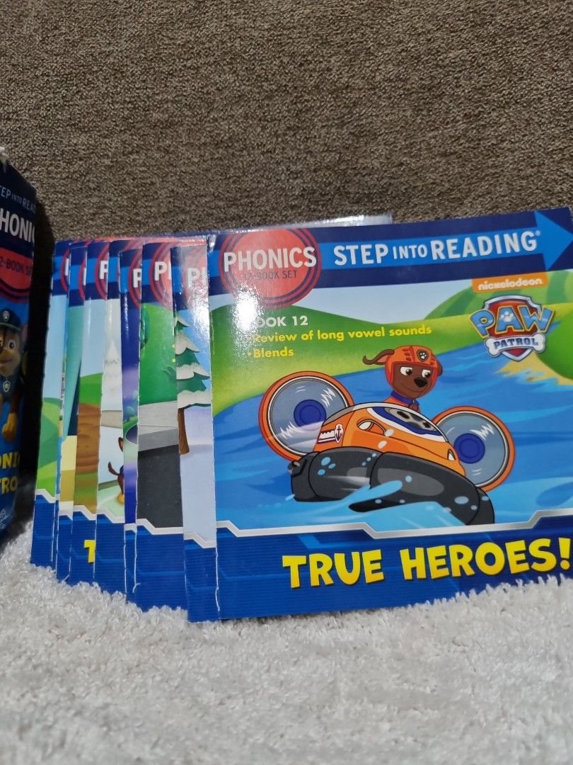 Im Ready for Phonics Workbook 4 and Phonics 9 Book Set Step into Reading (Category: Children's Books) located in Paombong. Submitted by sweetdeals0181656 (Listing ID 1316892061, Image 3). Description: Paw Patrol Phonics Patrol Booklets available are 1,2, 4, 5, 7,8,9,10 and 12. with Im.ready fir Phonics Workbook 4 with 45 stickers.