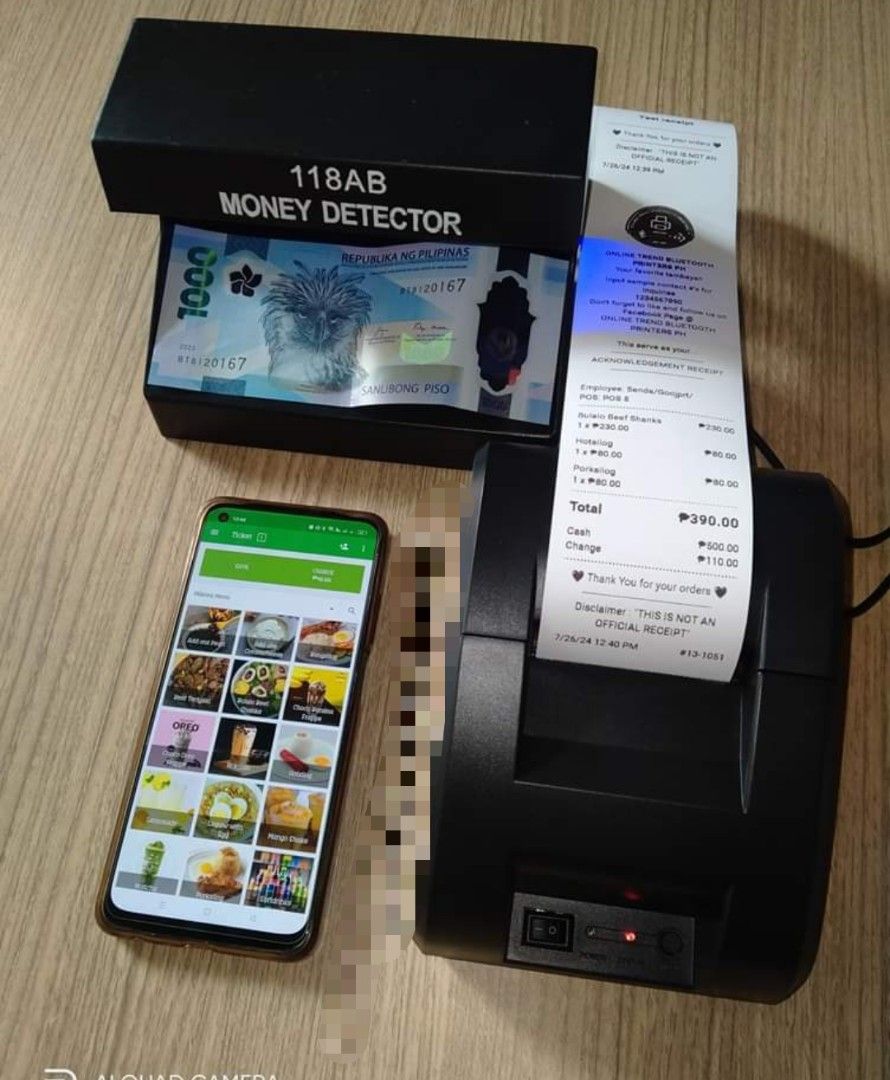 POS 58mm thermal POS receipt printer (Category: Printers, Scanners & Copiers) located in Manila. Submitted by angeldecaa52449 (Listing ID 1317000562, Image 2). Description: same day delivery ✅ cash on delivery via lalamove ✅ gcash payment accepted ✅ open for bulk orders ‼️ message me for more info ☺️.