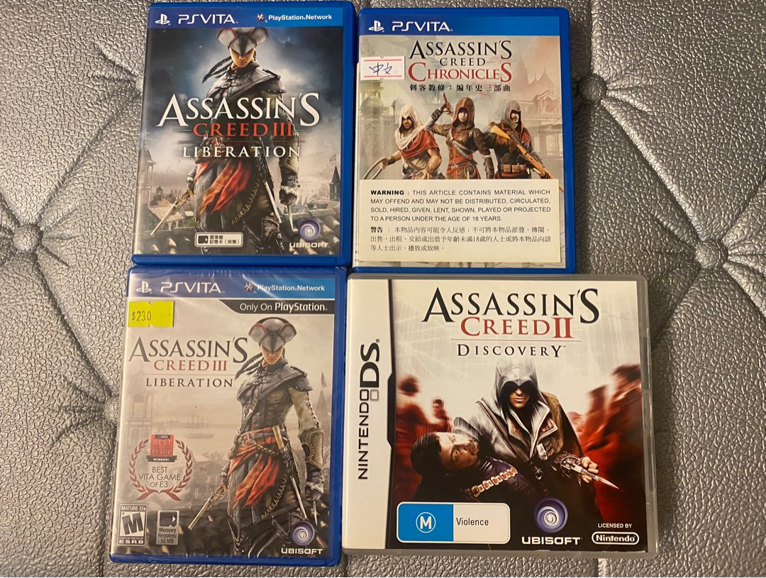 NDS Ndsl PSV PSVita Ps vita Assassin’s Creed III Liberation (英文版) / 刺客