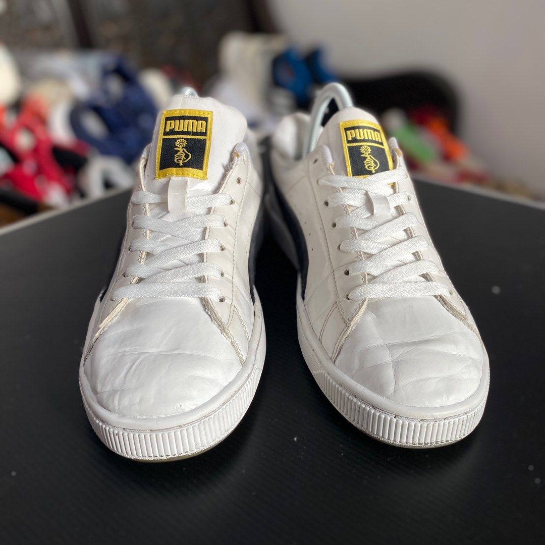 Bts puma patent shoes best sale