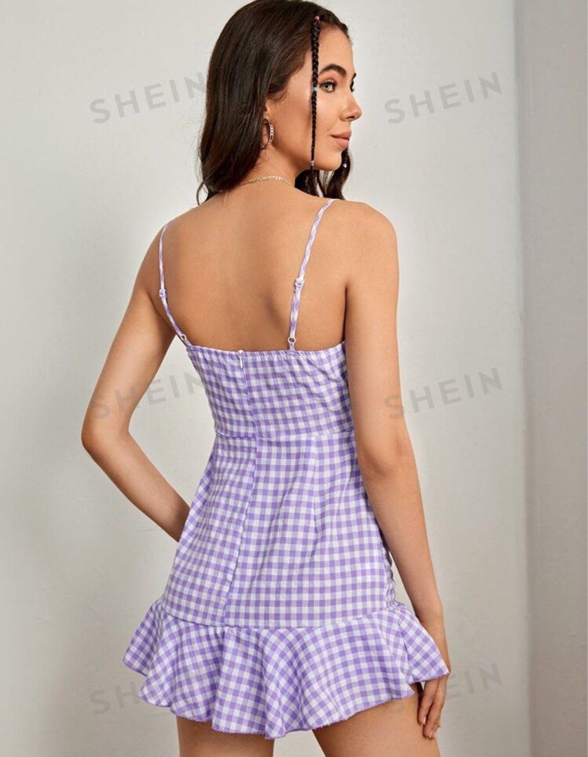 Purple tie front romper dress (Category: Rompers) located in Taguig. Submitted by noacf1975 (Listing ID 1316886316, Image 3). Description: .