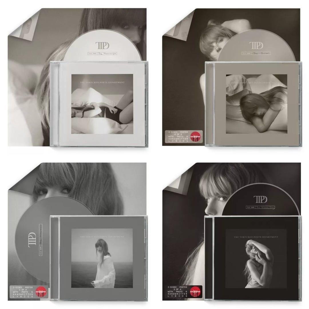 QUICK SALE] Full set of 3 Taylor Swift TTPD (Target Version