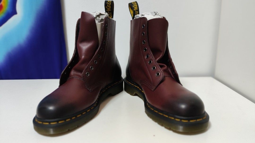 Dr martens pascal antique temperley cherry red top