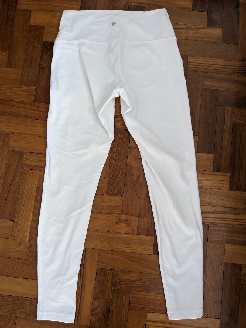 RARE Lululemon Wunder Under High Rise Tight Full On Luxtreme 28 US 10 White Luxtreme Women s Fashion Activewear on Carousell