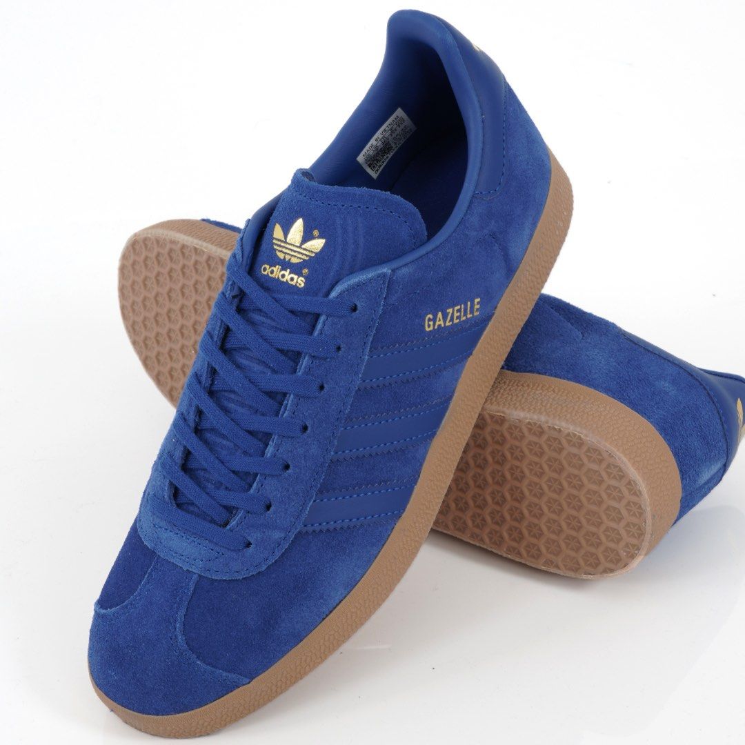 READY DEADSTOCK Adidas Originals Gazelle Blue Men s Fashion Footwear Sneakers on Carousell
