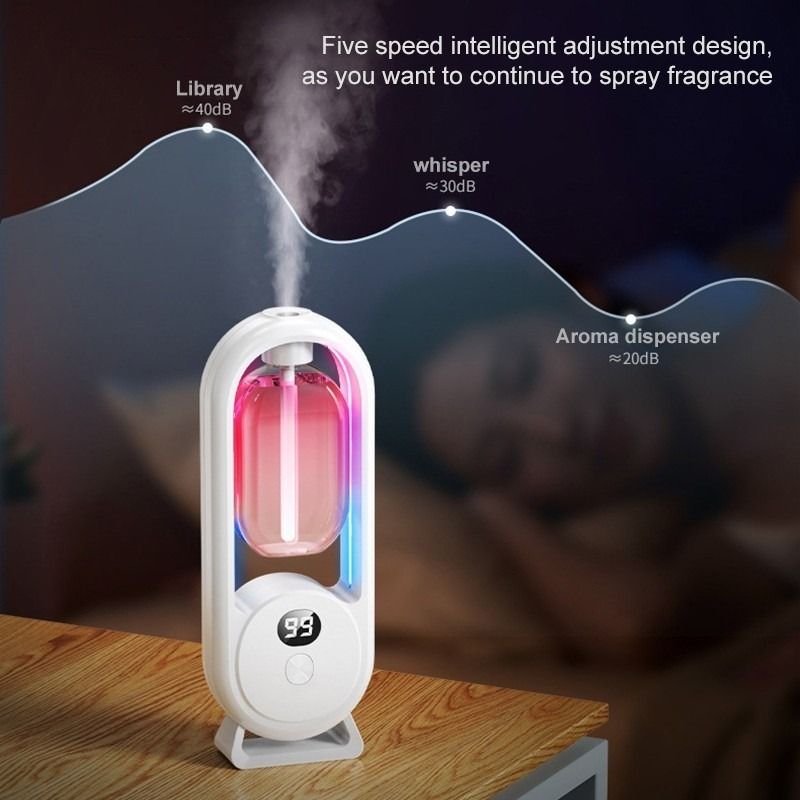 Rechargeable Fragrance Machine Digital Display Automatic Air Aroma ...