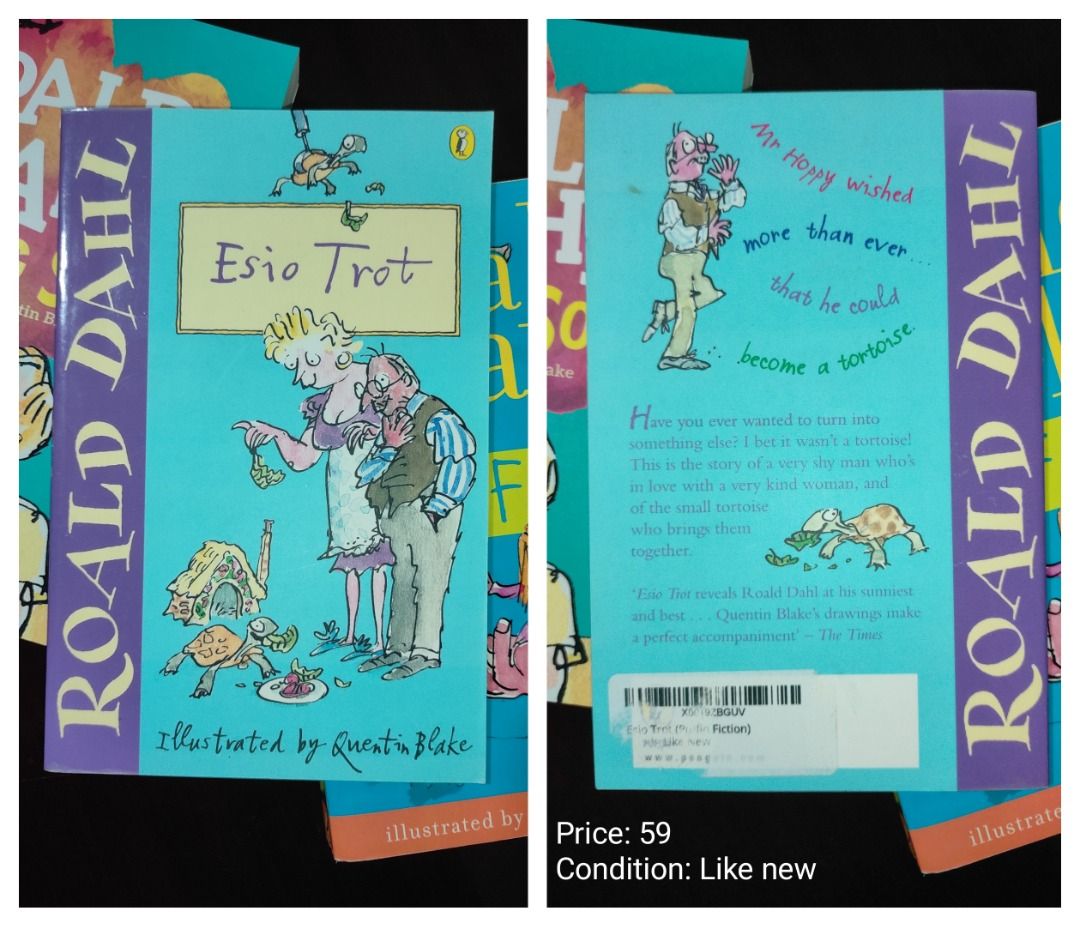 Roald Dahl books (Esio Trot, The Magic Finger, The Twits, Danny the ...