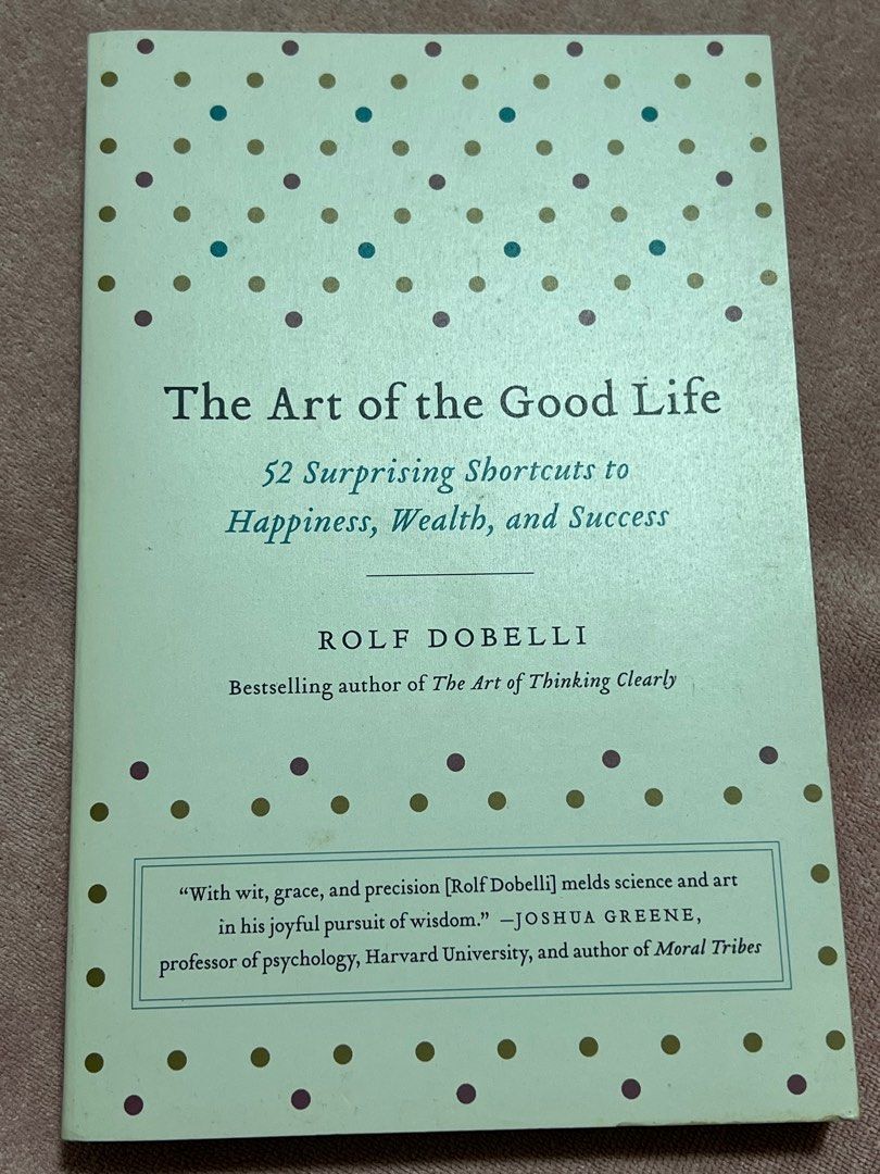 Self help (Category: Storybooks) located in Kuala Lumpur. Submitted by myrabonzer (Listing ID 1316937147, Image 1). Description: In great condition Single exclude postage 🙆‍♀️ BUY 3 - RM60 (include postage) Tittle: 1. THE ART OF THE GOOD LIFE -RM20 2.SURROUNDED BY IDIOTS -RM20 3.GOOD BOSS, BAD BOSS-RM20 .