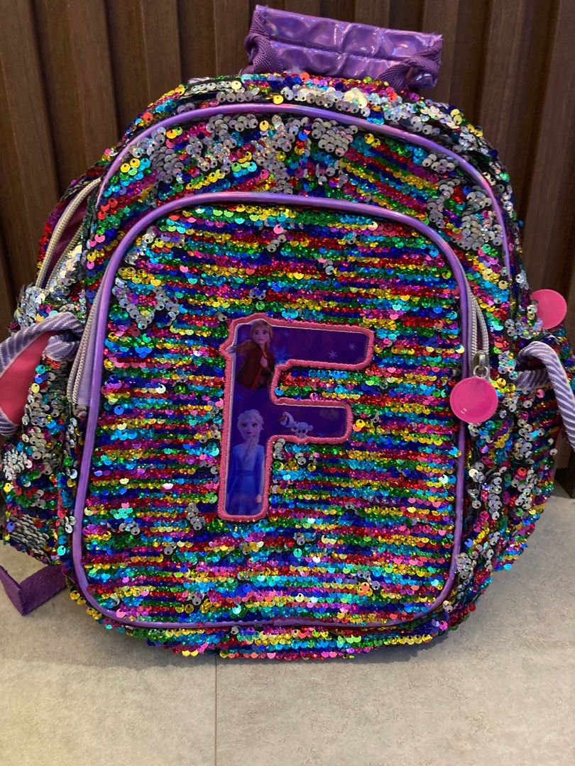 Sequin Frozen Backpack color changing