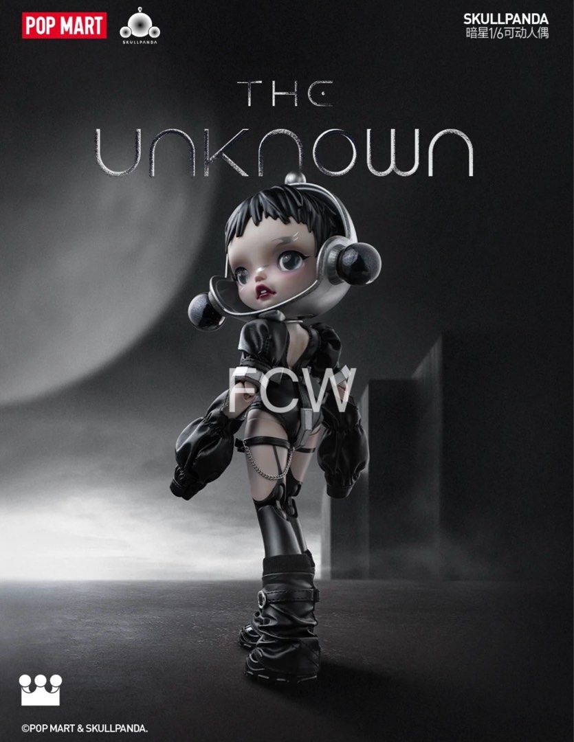 SKULLPANDA THE UNKNOWN 暗星1/6 可動人偶SP POP MART POPMART SKULLPANDA THE UNKNOWN 暗星1/6 可動人偶SP POP MART POPMART