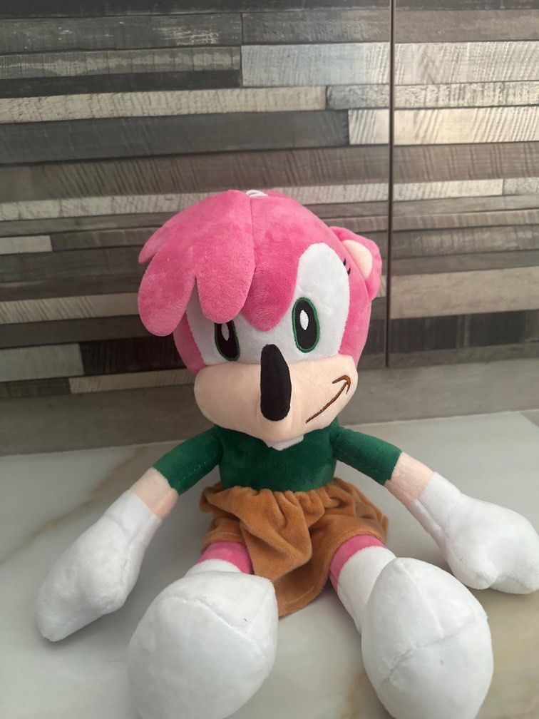 Sonic & amy rose & silver soft toy (1 for $30), Hobbies & Toys, Toys &  Games on Carousell