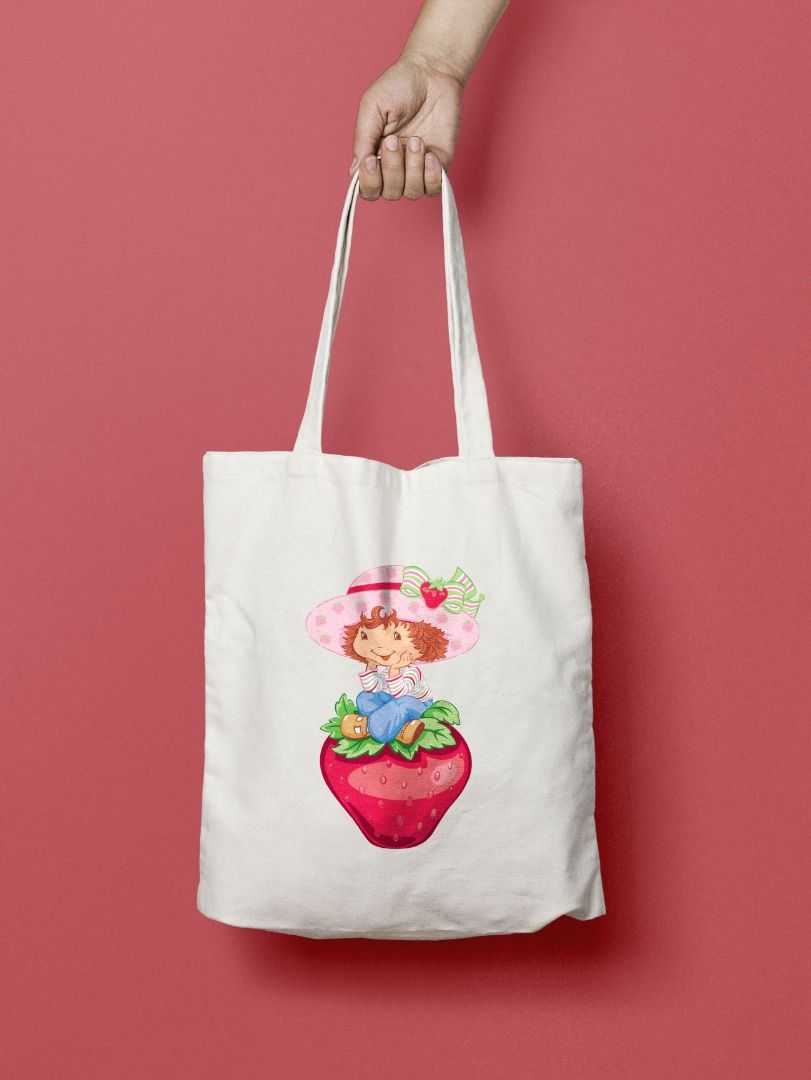 Strawberry Shortcake Mug Coaster Tote Bag (Category: Coffee & Tea Tableware) located in Las Pinas. Submitted by pinkpopcornshoppe (Listing ID 1316863162, Image 3). Description: FAN MADE MUG (ceramic, 11oz)- P150 COASTER (rubber) - P45 TOTE BAG (canvas, 14x16')- P130 .