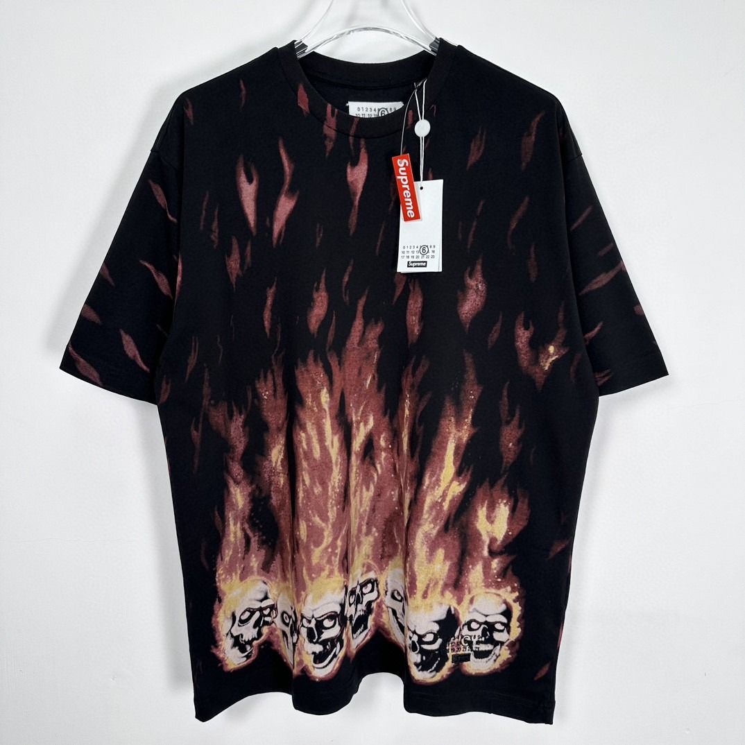 トップス Supreme x MM6 Liquid Blue Oversized Tee s-l400.jpg