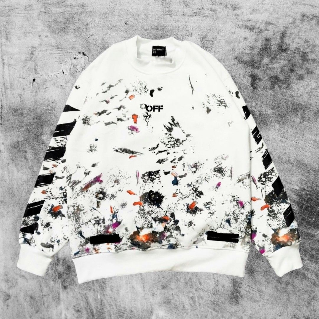 Off white sweater galaxy cheap