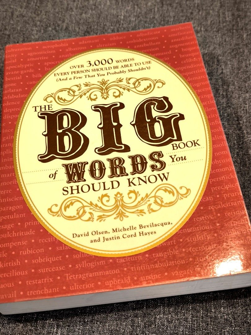 The Big Of Words You Should Know