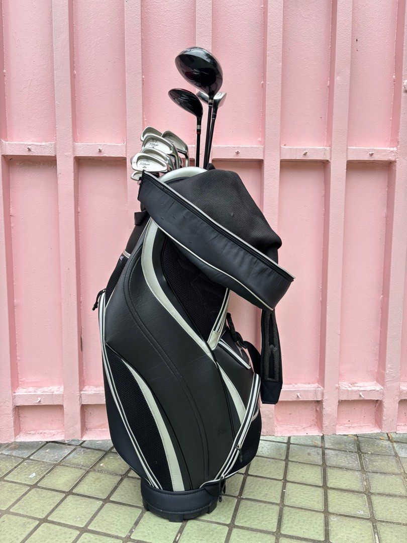 Titleist DCI Golf Set for Beginners (Complete) (Category: Golf) located in Manila. Submitted by eclipse58 (Listing ID 1316843684, Image 3). Description: COMPLETE Titleist DCI-Mid Golf Set ✅️ 5-9 Irons, Pitching Wedge, W Wedge & Sand Wedge ✅️ Tsuruya Progical 500 Driver, Tourstage ViQ 3 Wood & Maruman Verity Red 7 Wood ✅️ AMC Putter & Axel Golf Bag ✅️ Original Titleist Graphite Shaft & Golf Pride Grips ✅️ Very good condition & NO ISSUES Selling Pr
