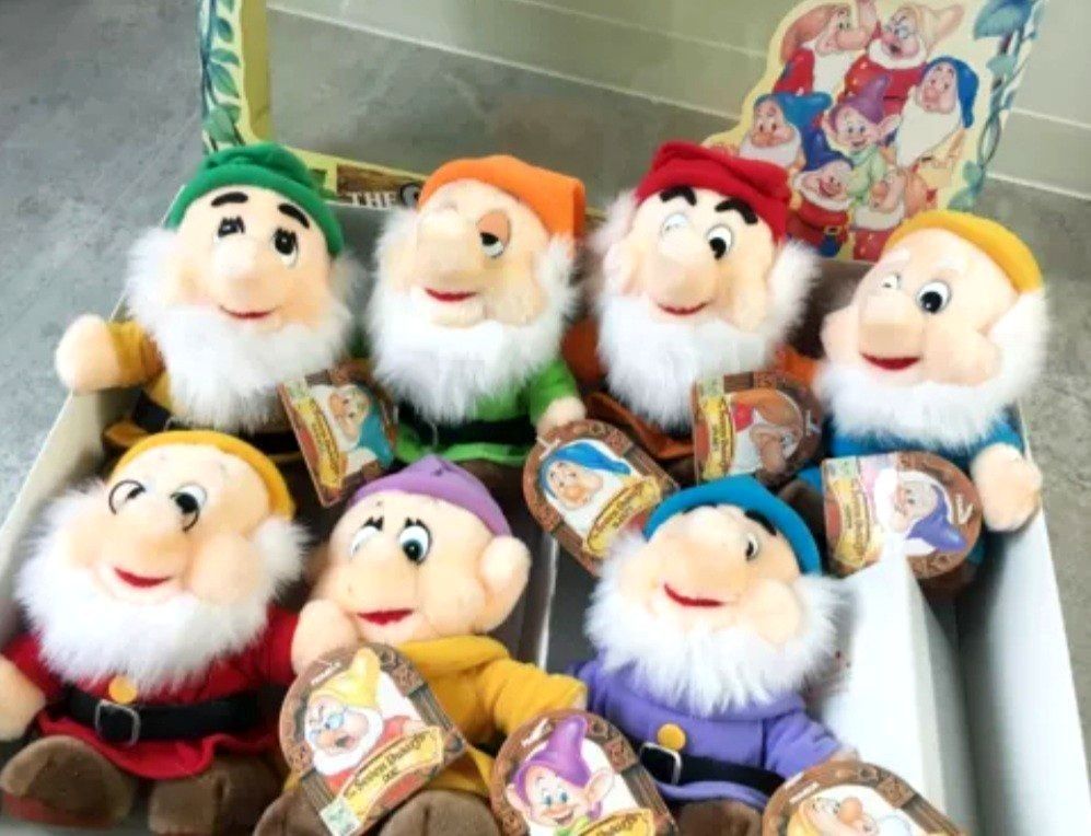 TOMY PRIMEUR Vintage Disney Seven Dwarfs Plush Toy Hobbies Toys Toys Games on Carousell