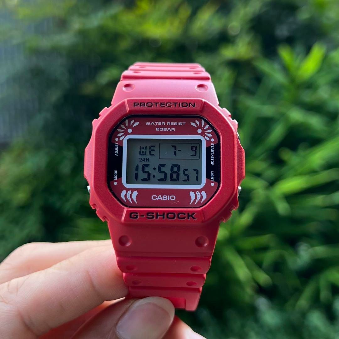 Unused item CASIO G SHOCK Limited Daruma Model DW 5600DA 4JR Men s Fashion Watches Accessories Watches on Carousell