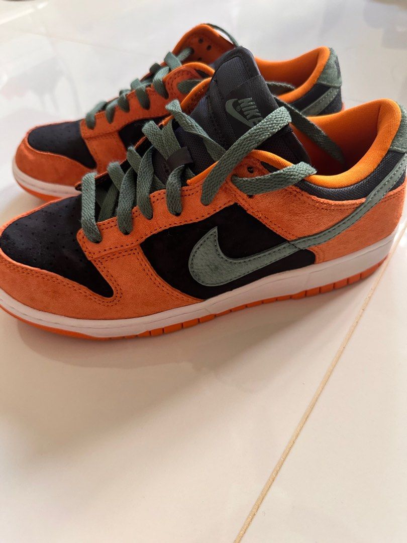 US 8 Ceramic Nike Dunk Low Orange Black