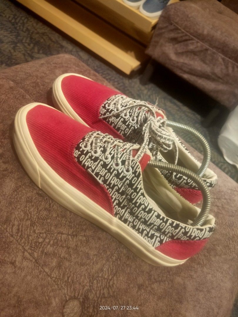 VANS X FEAR OF GOD ORIGINAL Men s Fashion Footwear Sneakers on Carousell