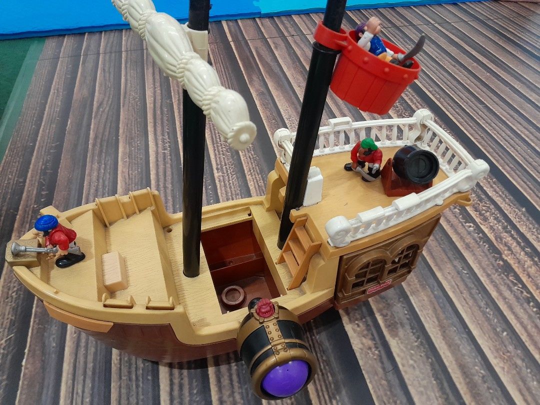 Fisher price pirate ship 90s new arrivals