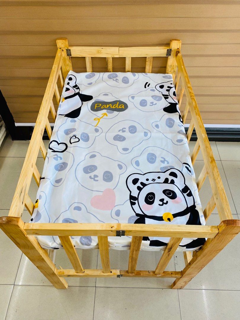 Wooden crib adjustable varnish with foam sets (Category: Cots & Cribs) located in Pasig City. Submitted by czyzabbabyneeds (Listing ID 1316970503, Image 3). Description: Wooden crib 22x36 varnish adjustable Regular crib With foam 2inches Free cover full zipper 💯canadian cotton Sets for only 1,350 Store locations : 11 M.H del pilar st. San nicolas pasig city Fb page: Czy zab baby needs CZ baby stuffs 2 Store operating: Tuesday - Sunday 9:00 am - 