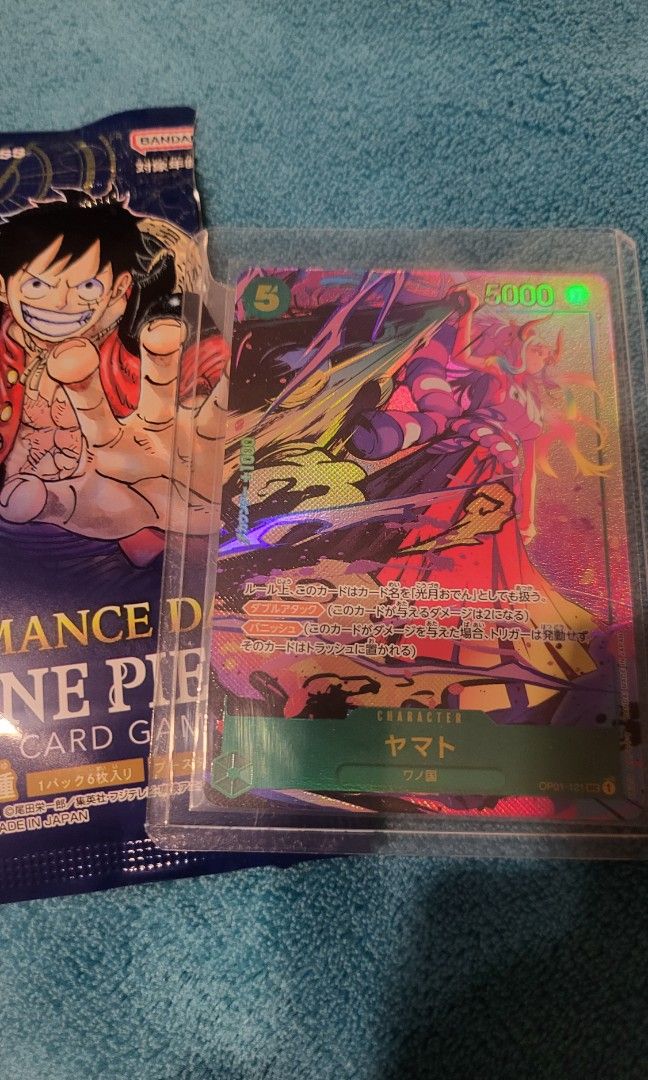 Yamato One Piece Card Secret Rare OP 01, Hobbies & Toys, Toys & Games on  Carousell