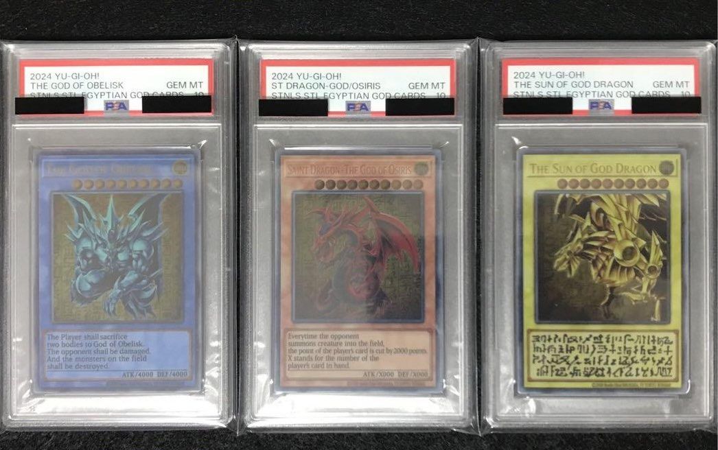 Yugioh PSA 10 Stainless Steel Egyptian God Cards Silfer The Sky Dragon Obelisk RA Dragon, Hobbies & Toys, Toys & Games on Carousell Yugioh PSA 10 Stainless Steel Egyptian God Cards Silfer The Sky Dragon Obelisk RA Dragon, Hobbies & Toys, Toys & Games on Carousell