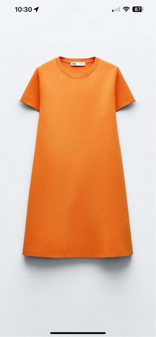 Zara Short Knit Dress, Women's Fashion, Dresses & Sets, Dresses on Carousell