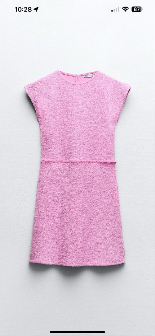 Zara Textured Jacquard Dress, Women's Fashion, Dresses & Sets, Dresses on  Carousell