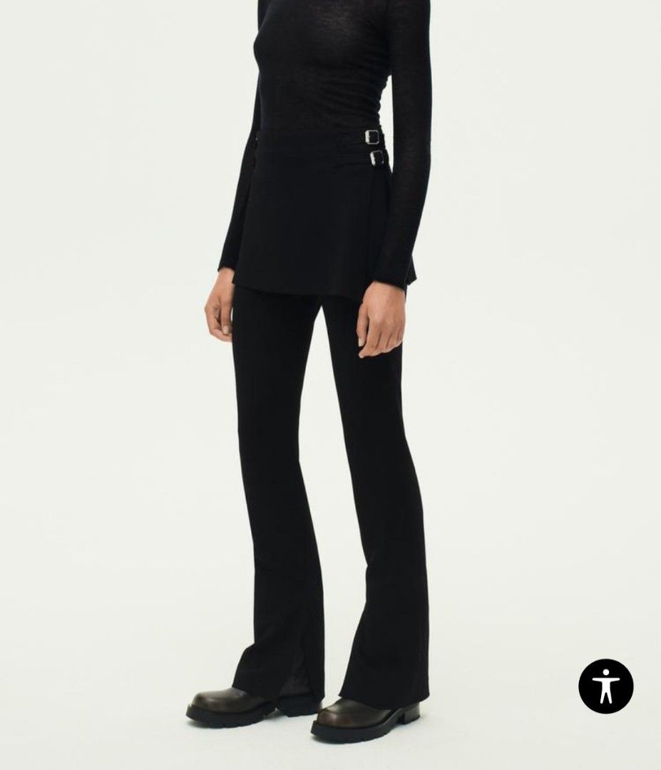 Skirt over pants zara cheap