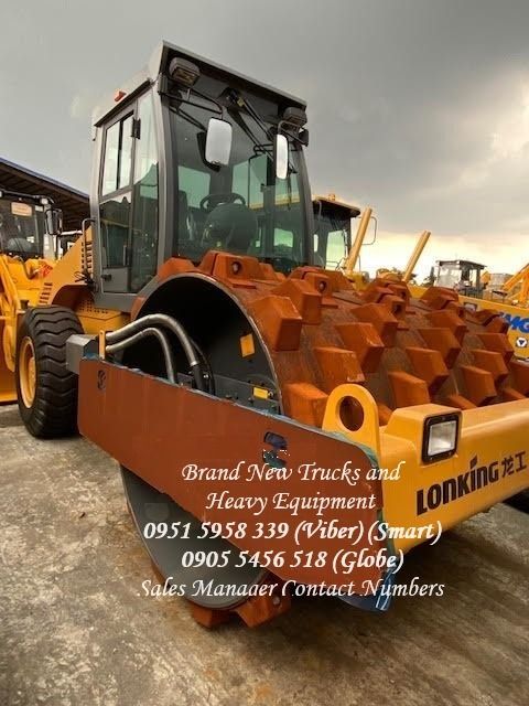 10 tons pizon 10 tons with foot pads Lonking CDM510B vibratory road ...