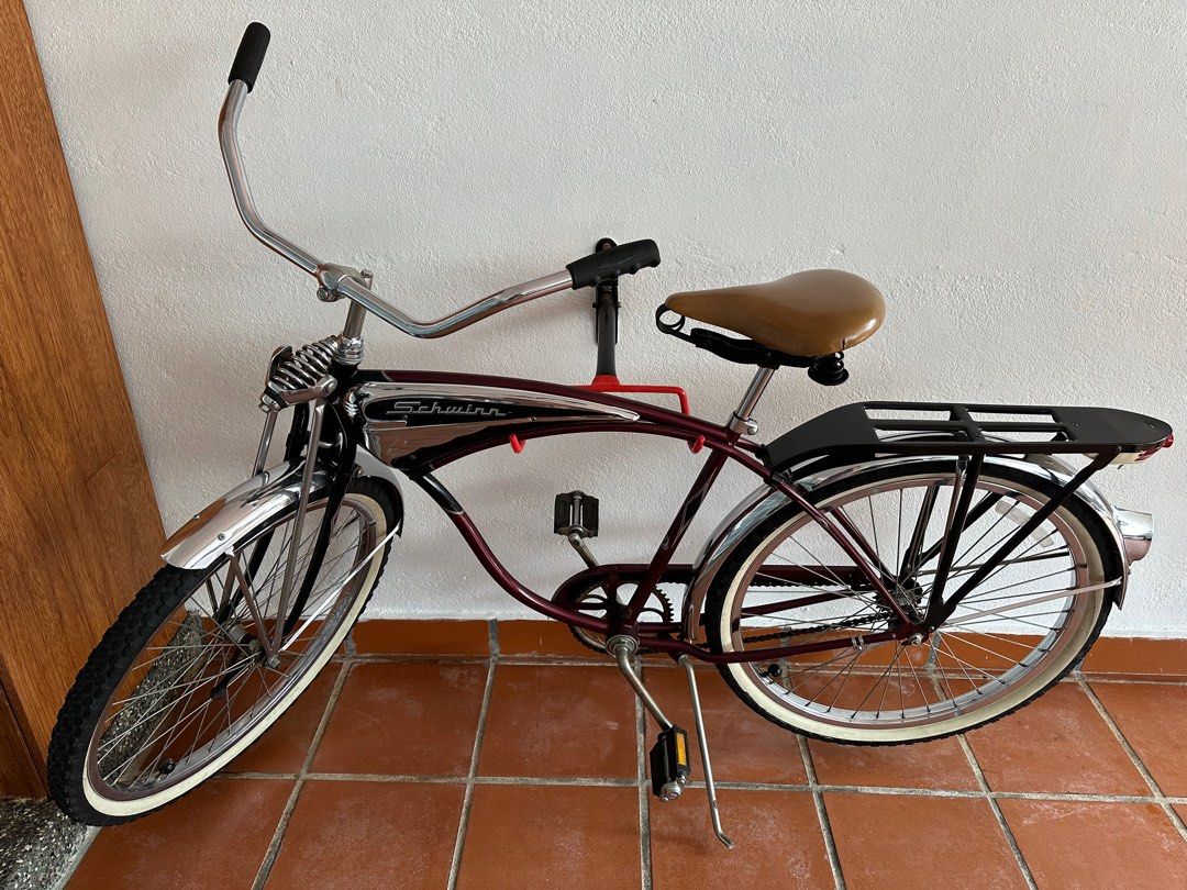 1995 SCHWINN BLACK PHANTOM 100th ANNIVERSARY CRUISER Sports Equipment Bicycles Parts Bicycles on Carousell