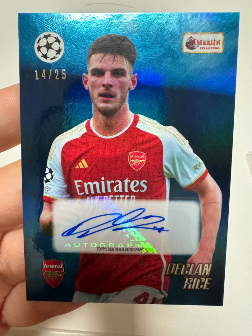 21-22 Topps Declan Rice ライス 直筆サイン 150シリ（Topps 2024-25 