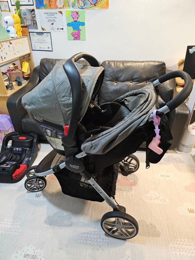 2 in 1 Pram and Car Seat Babies Kids Going Out Strollers on Carousell