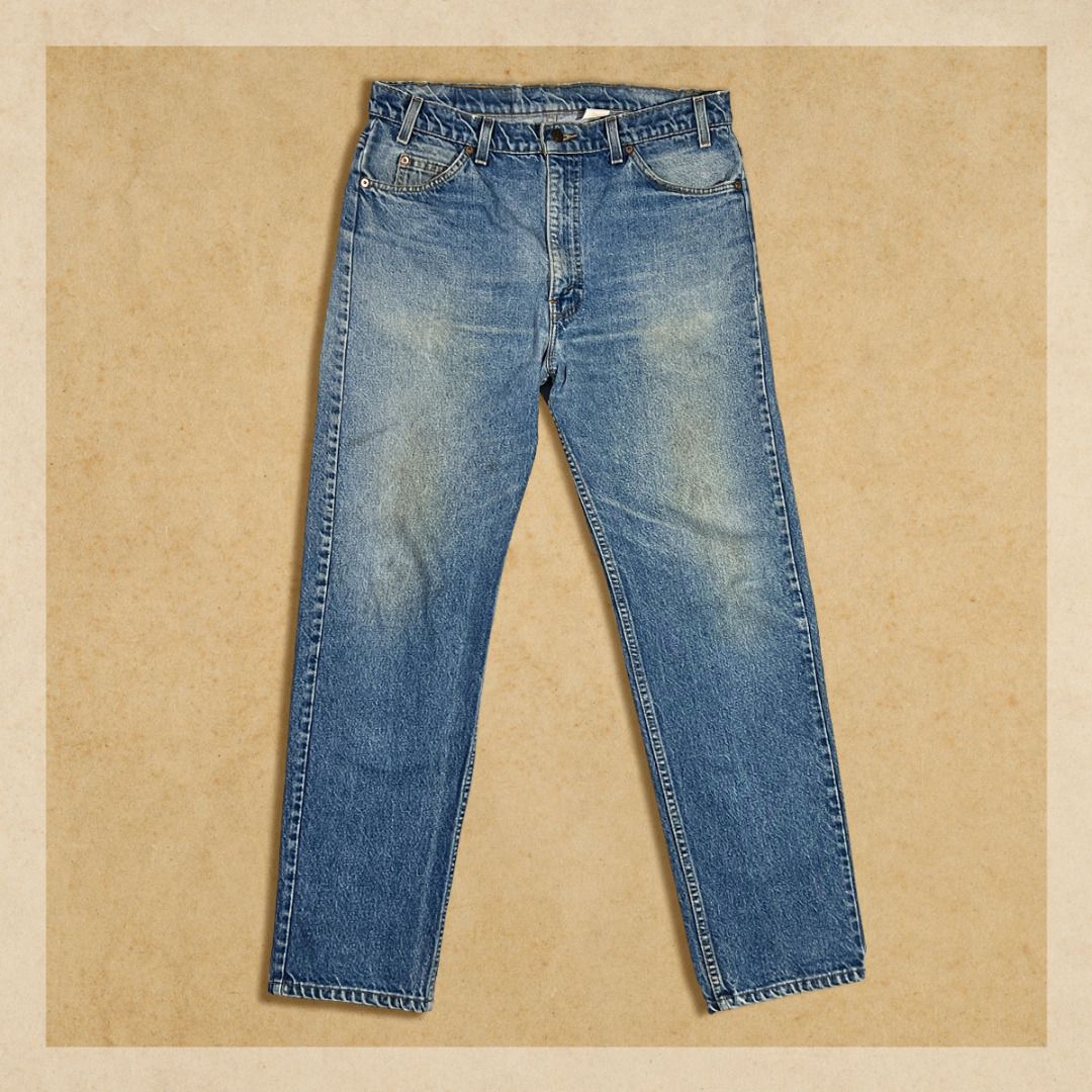 80 s Levis 505 Orange Tab Faded Jeans Made in USA Levis 505 Carousell