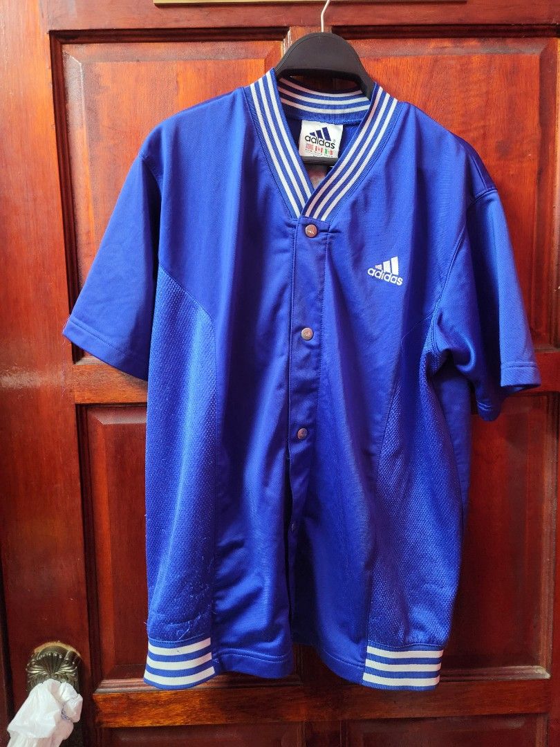 Adidas button up jersey shop